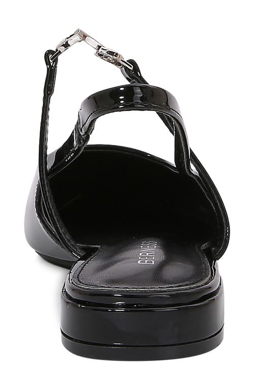 BERNESS BERNESS VICTORIA MARY JANE POINTED TOE SLINGBACK FLAT