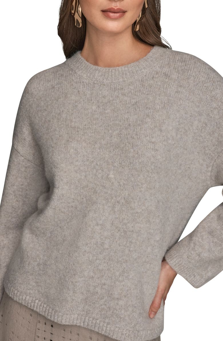 Donna Karan New York Crewneck Sweater, Alternate, color, Vapor