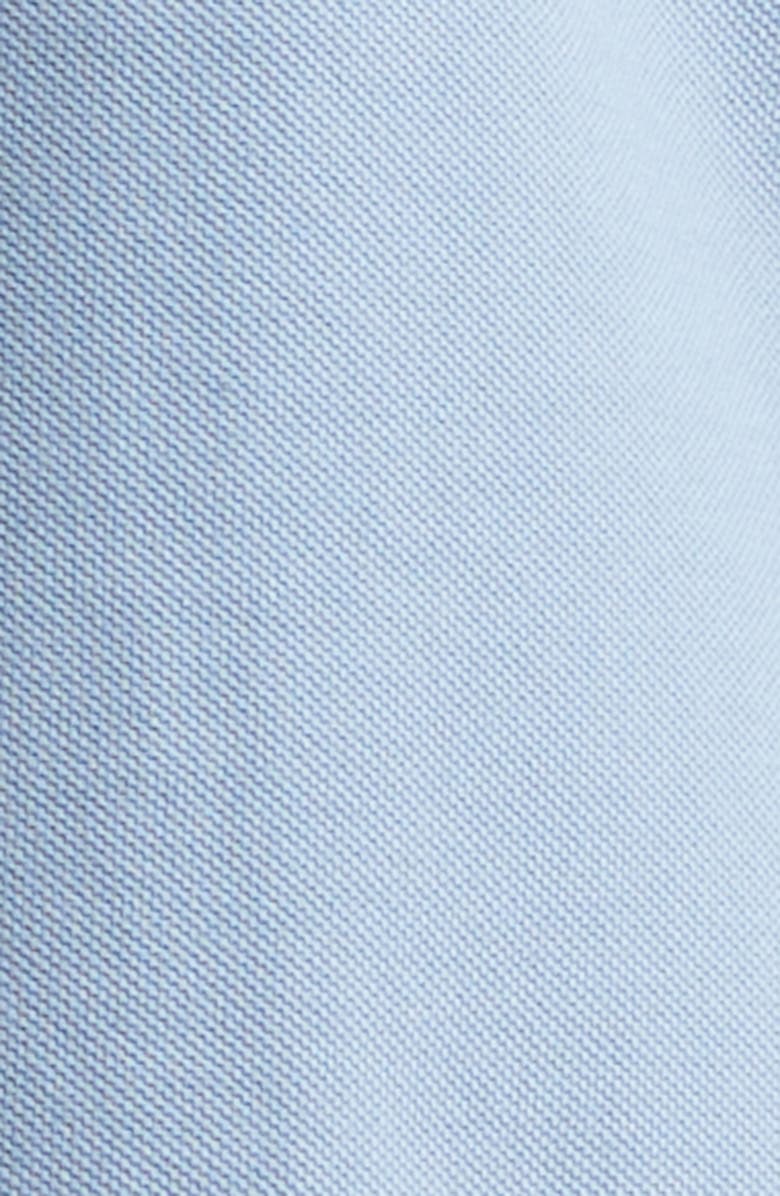 JW Anderson Anchor Embroidered Cotton Piqué Polo, Alternate, color, Steel Blue