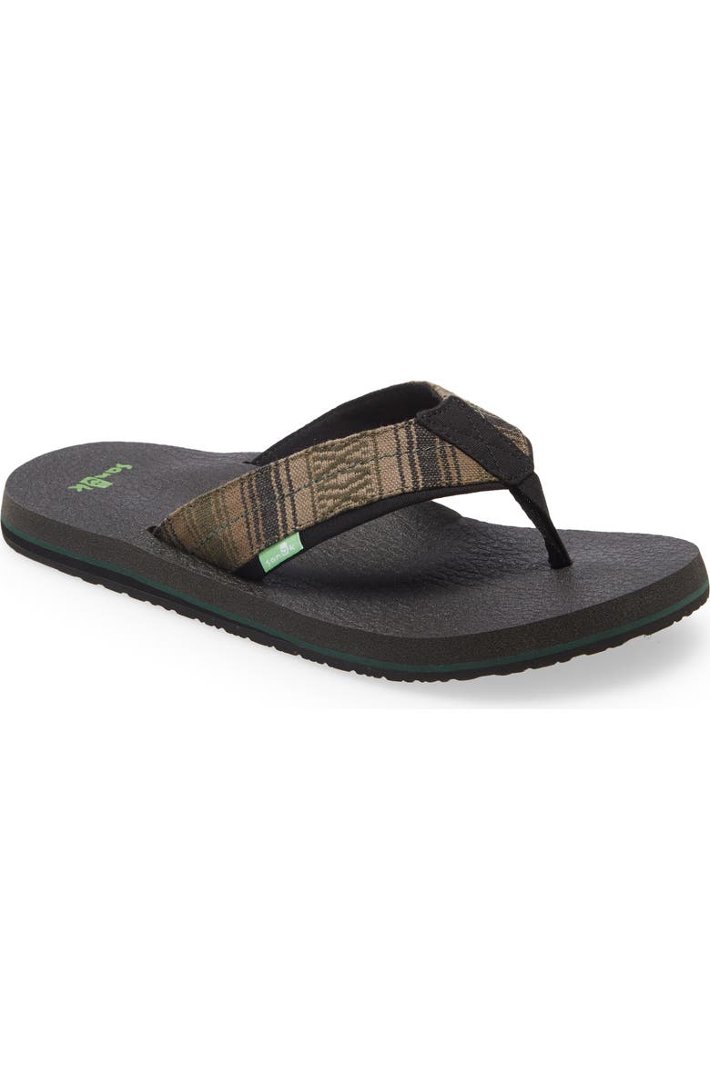 Sanuk Bear Cozy TX Flip Flop, Main, color,