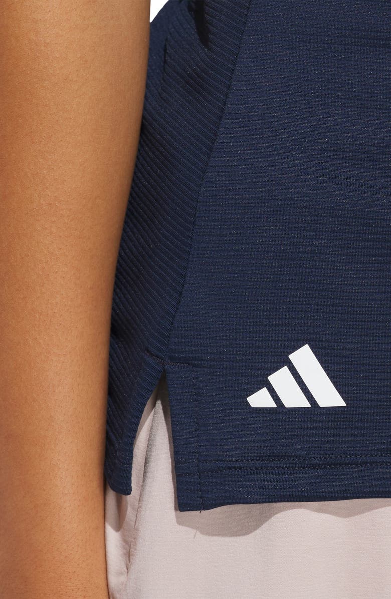 adidas Performance Sleeveless Polo, Alternate, color, Conavy