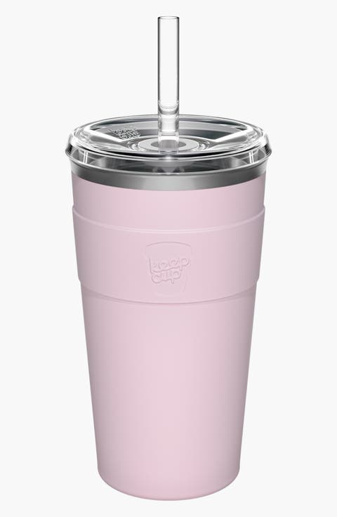 Cold Cup Thermal with Coffee Straw