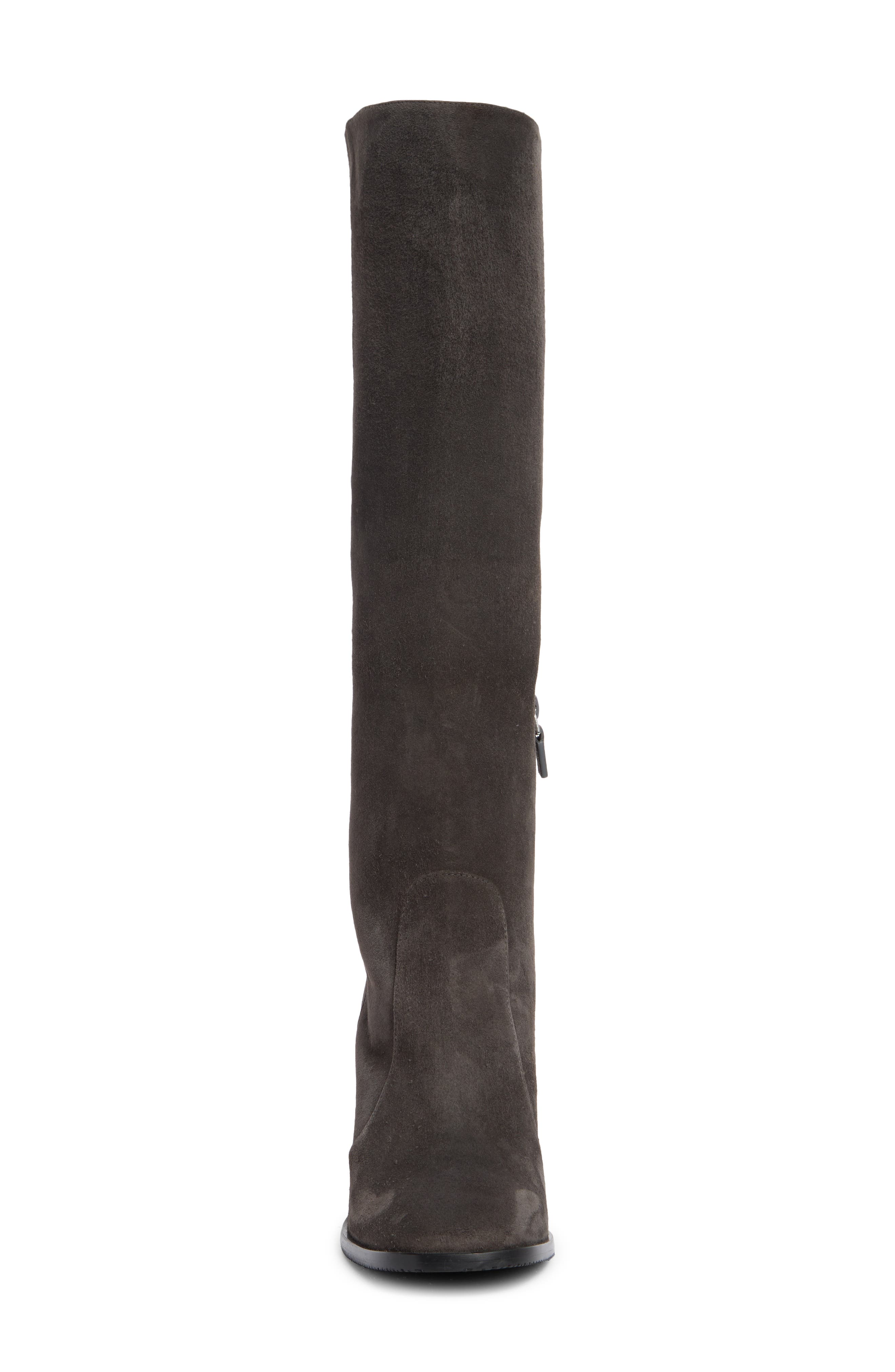 Stuart Weitzman Nola Knee High Boot, Alternate, color, Slate