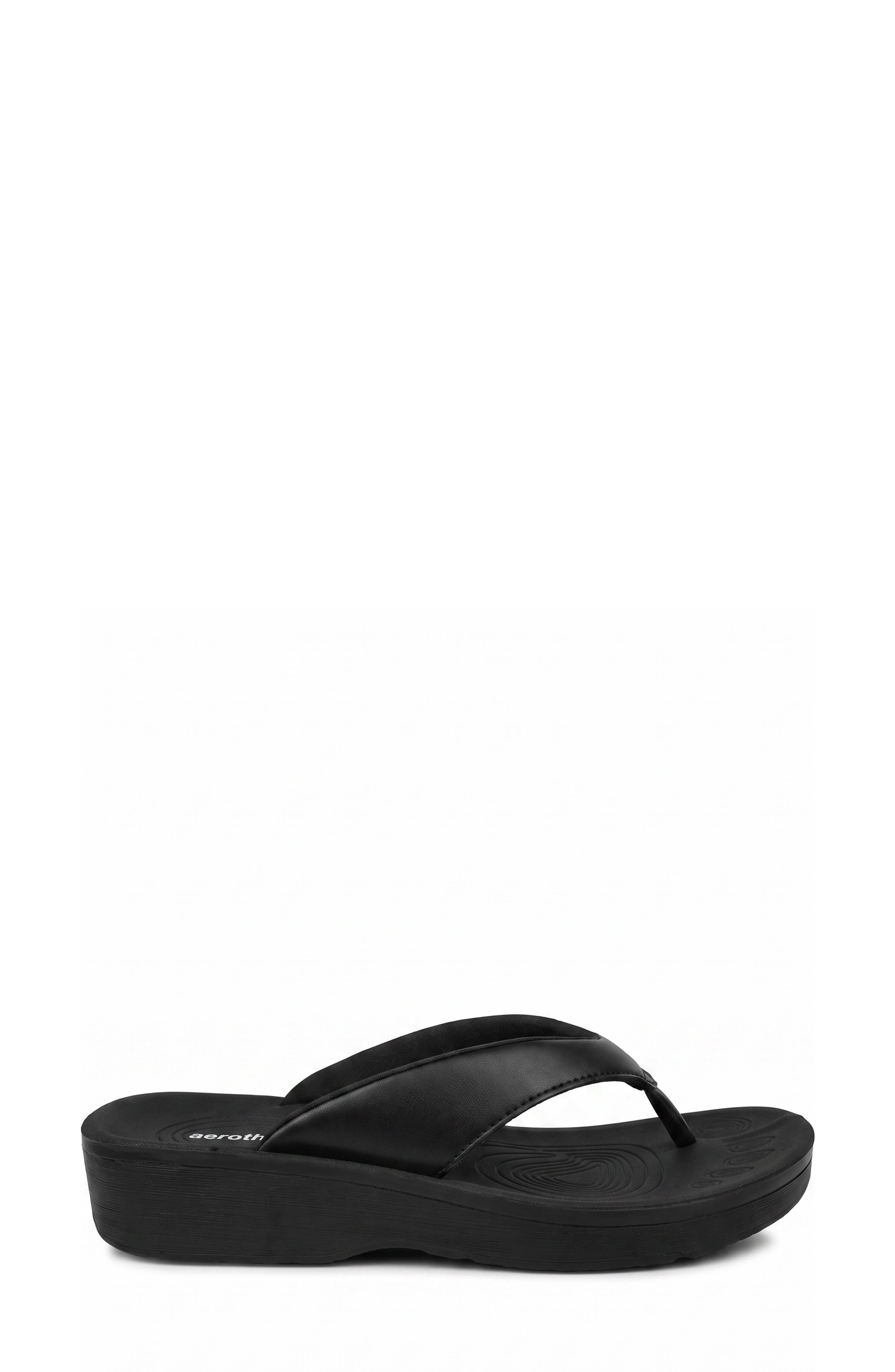 Ravine Flip Flop, Alternate, color, BLACK