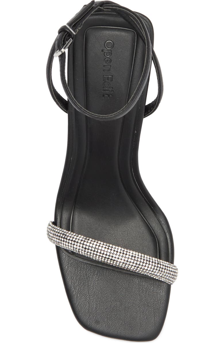 Open Edit Taytum Ankle Strap Sandal, Alternate, color,