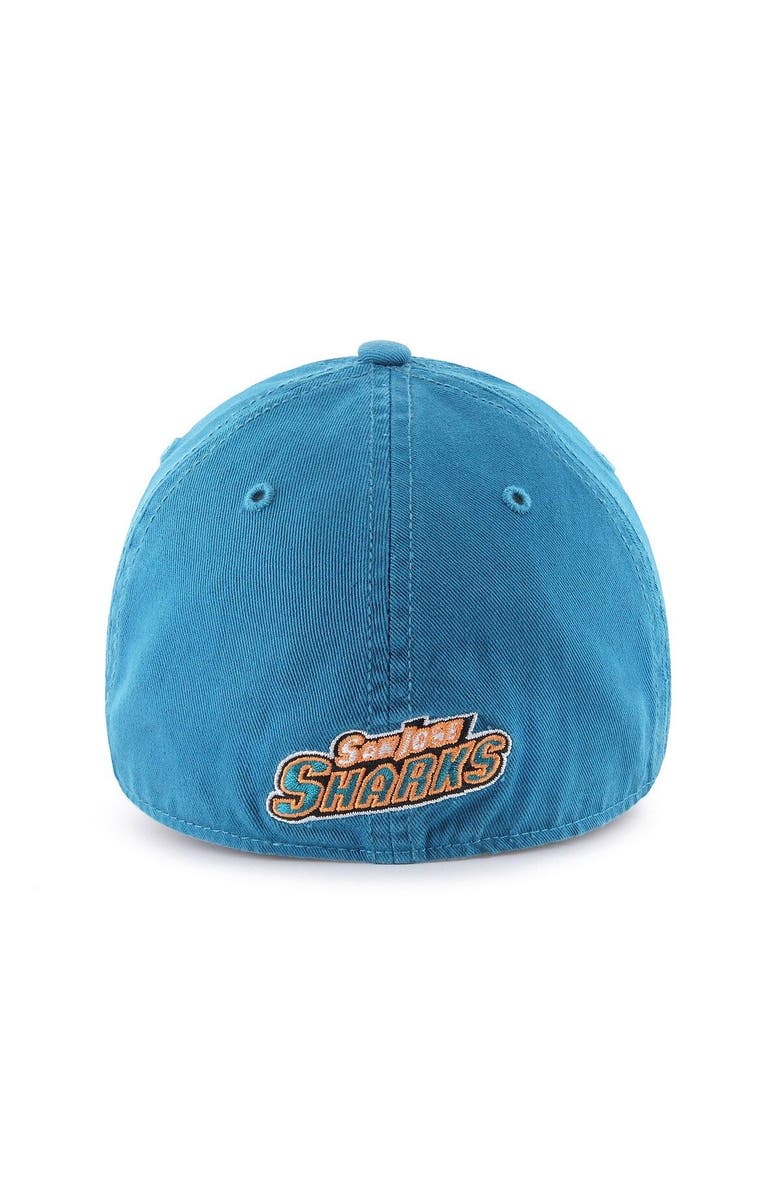 '47 Men's '47 Teal San Jose Sharks Franchise Fitted Hat, Alternate, color, 