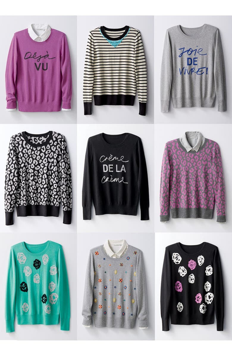 Halogen<sup>®</sup> Crewneck Sweater, Alternate, color, 