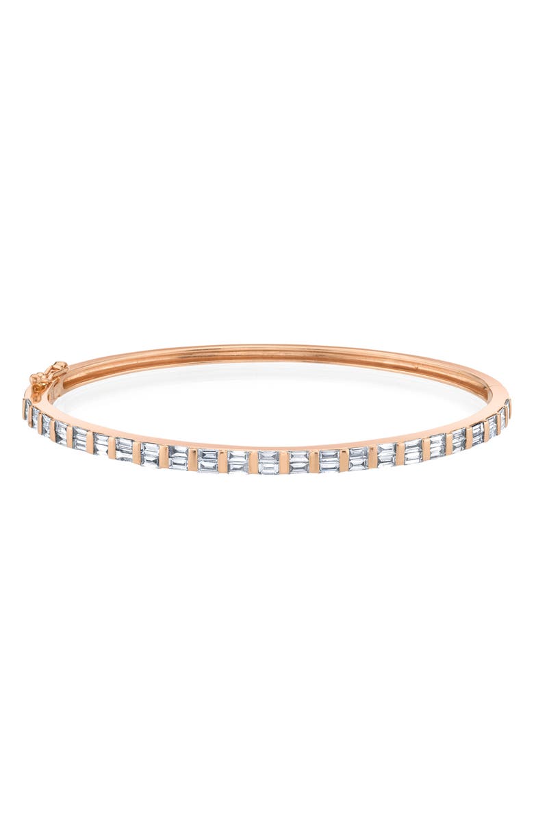 SHAY Baguette Diamond Bangle, Main, color, 