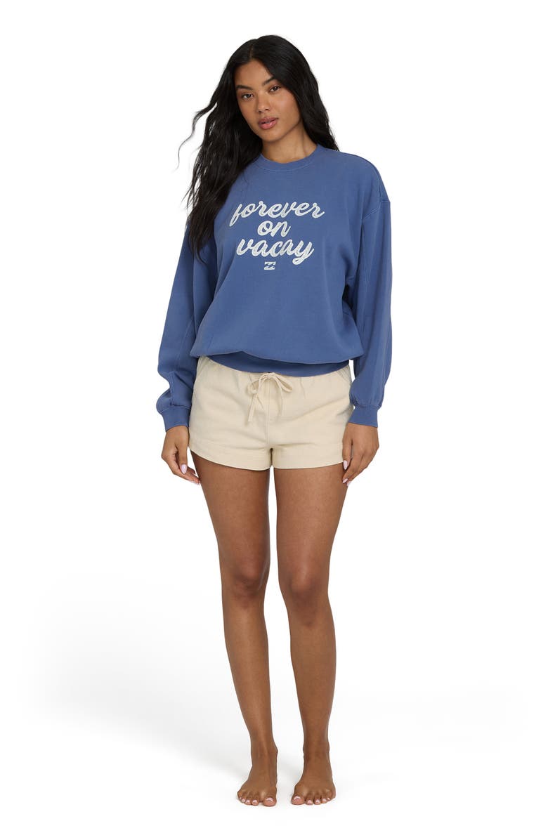 Billabong Treasure Cay Graphic Sweatshirt, Alternate, color, Dutch Blue