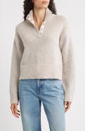 525 America Snap Front Henley Sweater