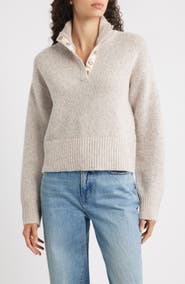 525 America Snap Front Henley Sweater