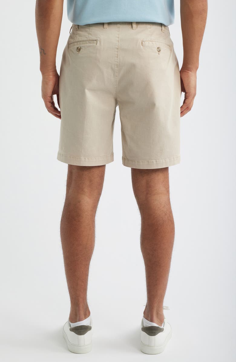 Peter Millar Coronado Flat Front Shorts, Alternate, color, Truffle