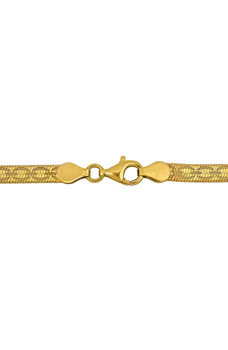 DELMAR Fancy Herringbone Chain Necklace, Alternate, color, 