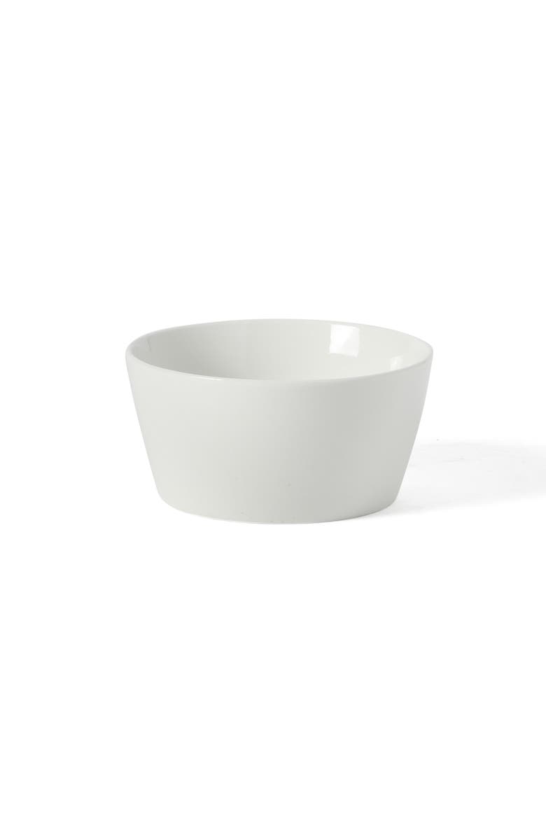 Selma 16-Piece Plates and Bowls Dinnerware Set, Service for 4, Alternate, color, White