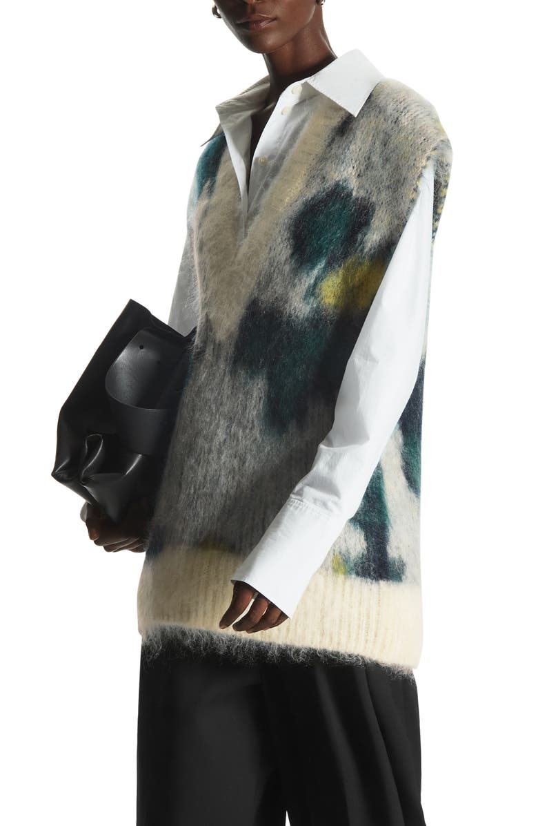 COS Mohair & Wool Sweater Vest, Alternate, color,