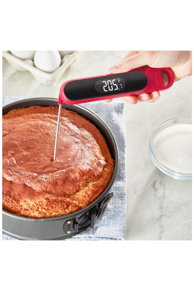 Precision Quick-Read Thermometer, Alternate, color, RED