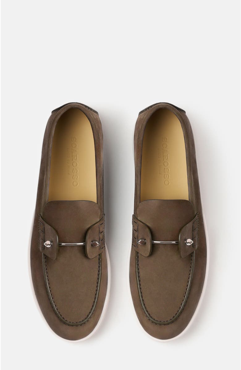 SCAROSSO Cole Loafers, Alternate, color, Truffle Brown - Nubuck