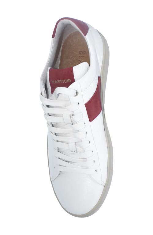 Blackstone Stripe Sneaker In White