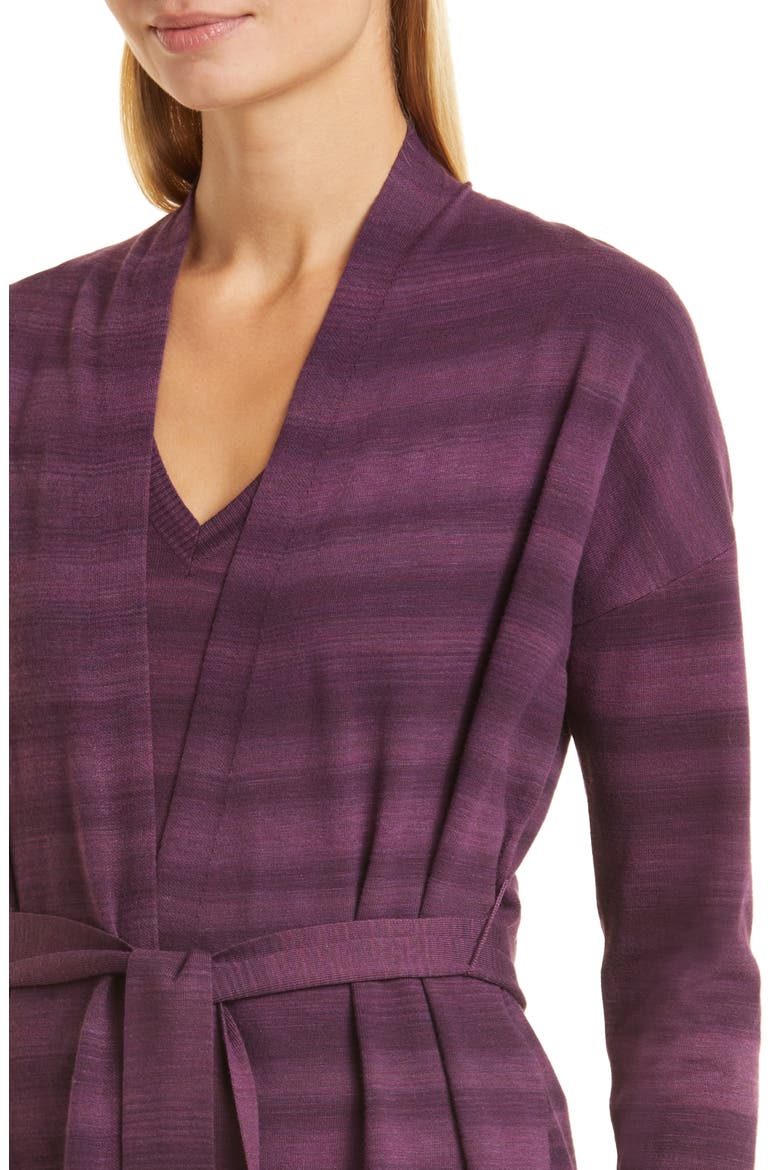 The Yuri Belted Cardigan, Alternate, color, PURPLE MULTI
