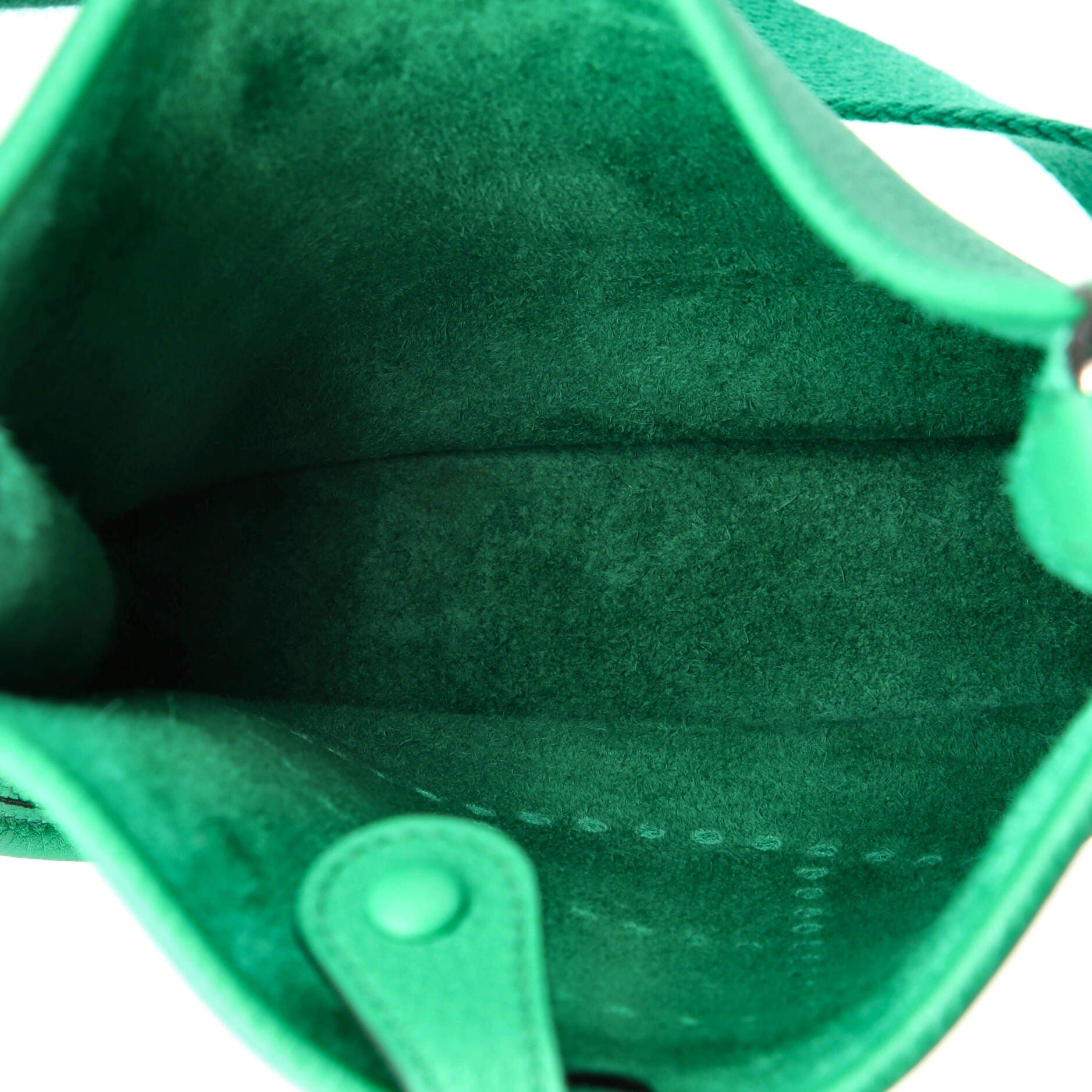 Pre-Owned Hermes Evelyne Bag Gen III Maurice TPM, Alternate, color, Vert Jade