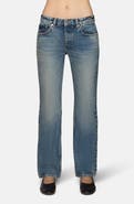 EB Denim Ariel Mid Rise Straight Leg Jeans