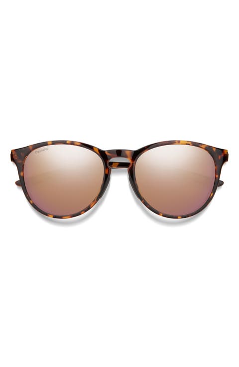 Wander 55mm ChromaPop™ Polarized Round Sunglasses