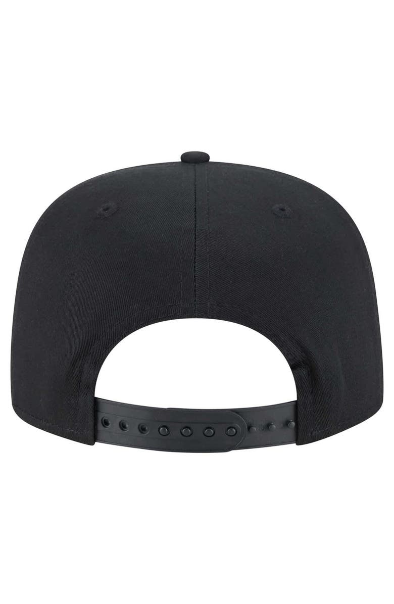 New Era Men's New Era Black New England Patriots B-Dub Golfer Snapback Hat, Alternate, color, Black