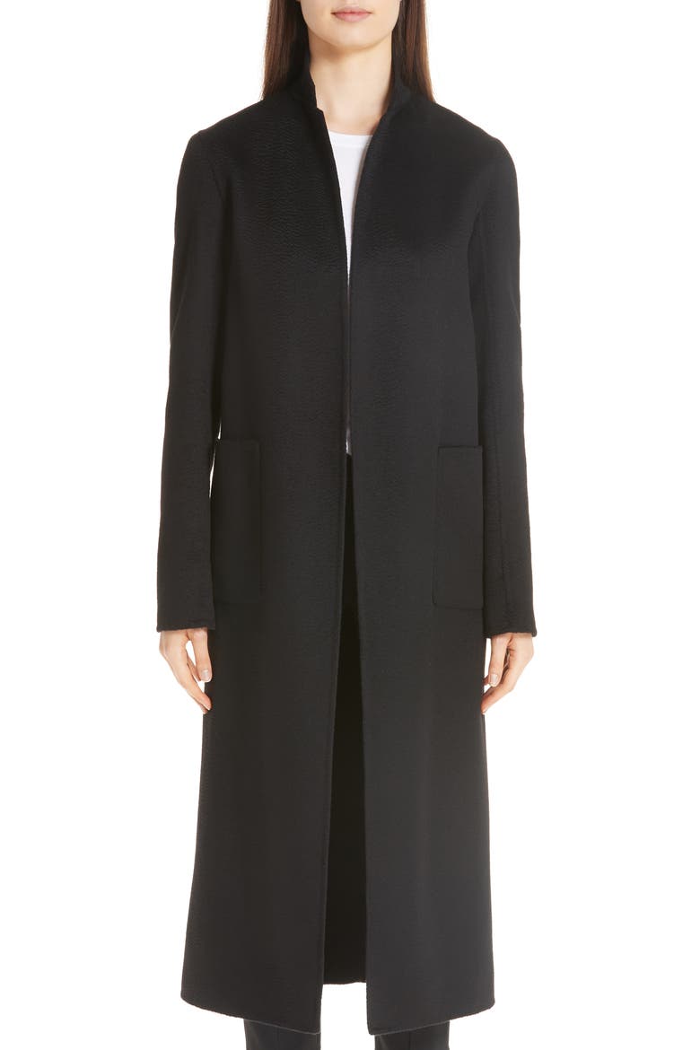 Cashmere Coat, Main, color, BLACK