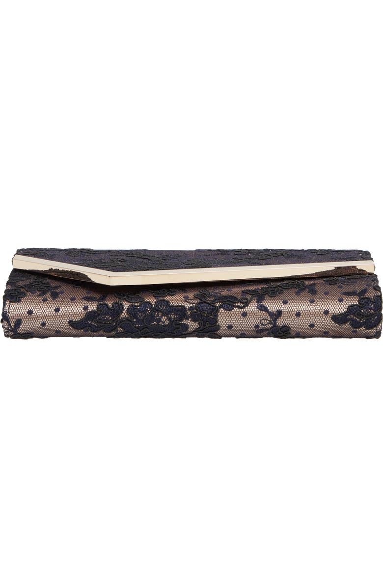 Jimmy Choo Emmie Floral Lace Clutch, Alternate, color,
