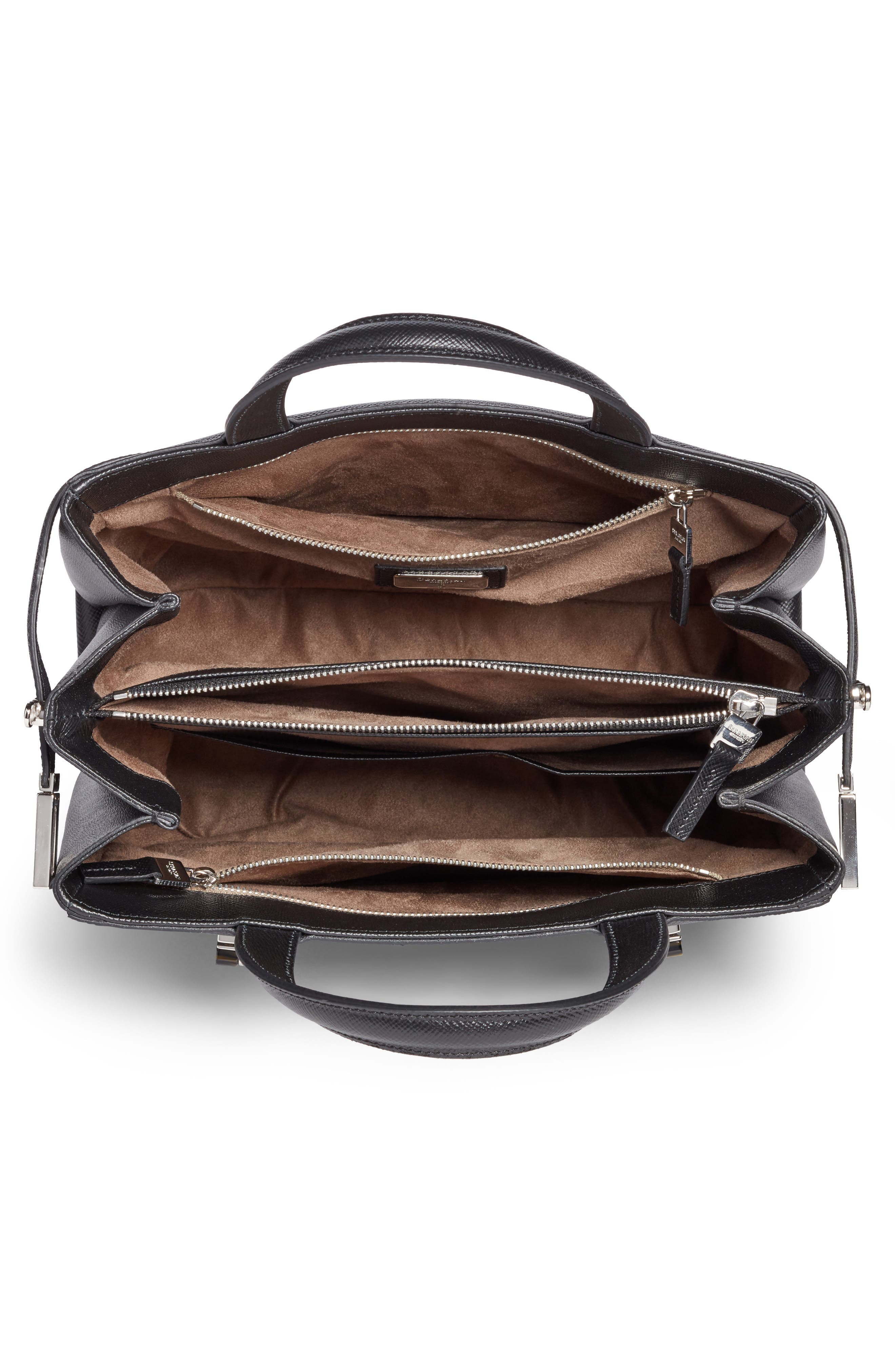 Serapian Milano Small Meline Evolution Leather Bag, Alternate, color, 