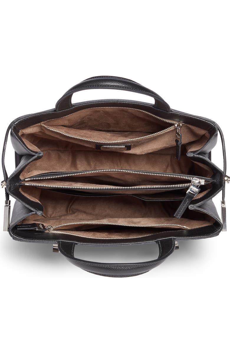 Serapian Milano Small Meline Evolution Leather Bag, Alternate, color,