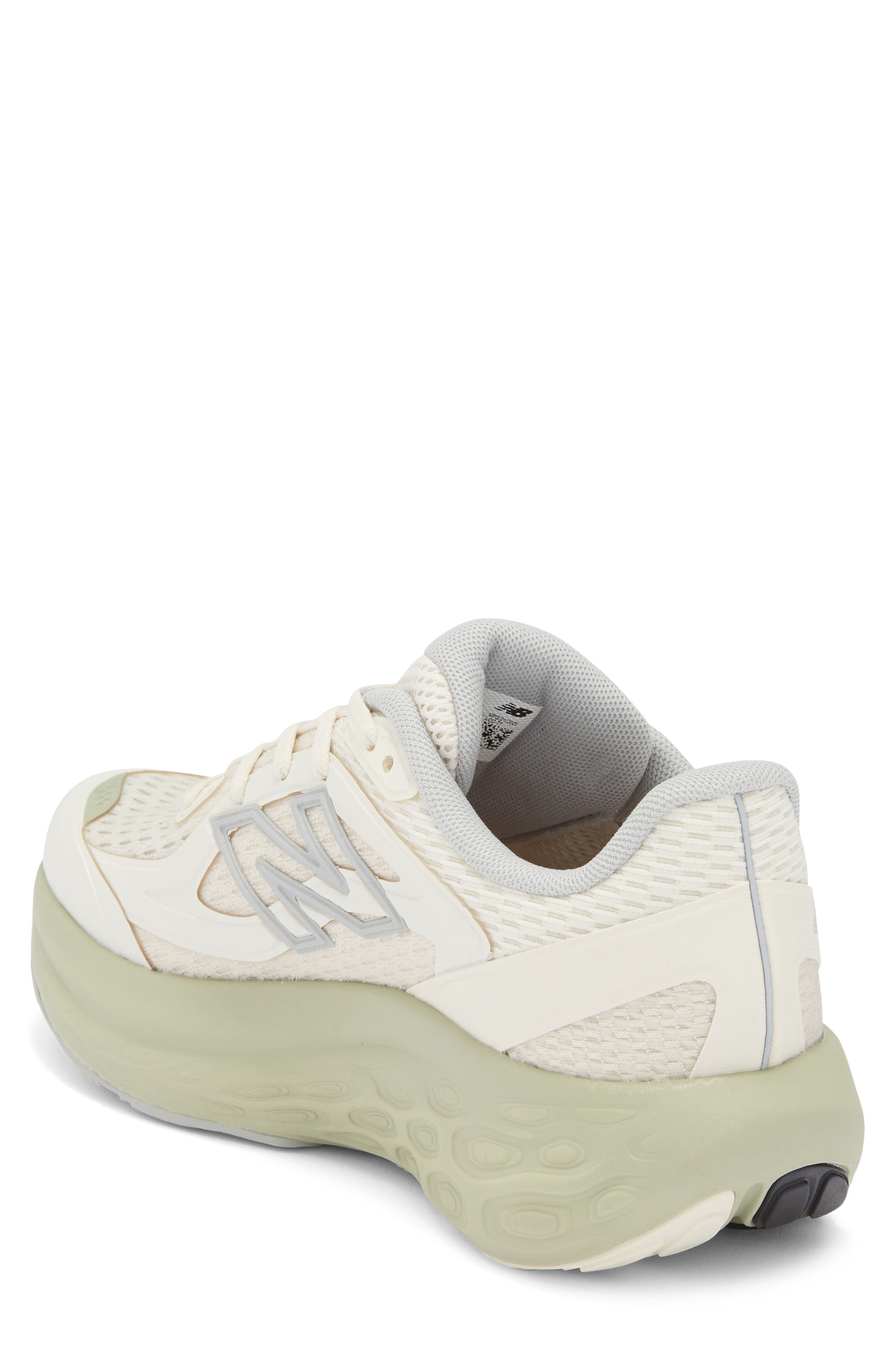 New Balance Gender Inclusive Fresh Foam Trainer Sneaker, Alternate, color, Linen/ Olivine