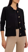 NIC+ZOE Cotton Blend Tweed Knit Jacket