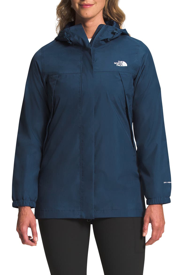 Antora Waterproof Hooded Parka, Main, color, SHADY BLUE