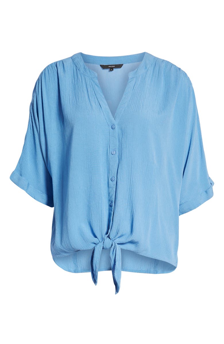 VERO MODA Mallory Tie Front Boxy Blouse, Alternate, color, 