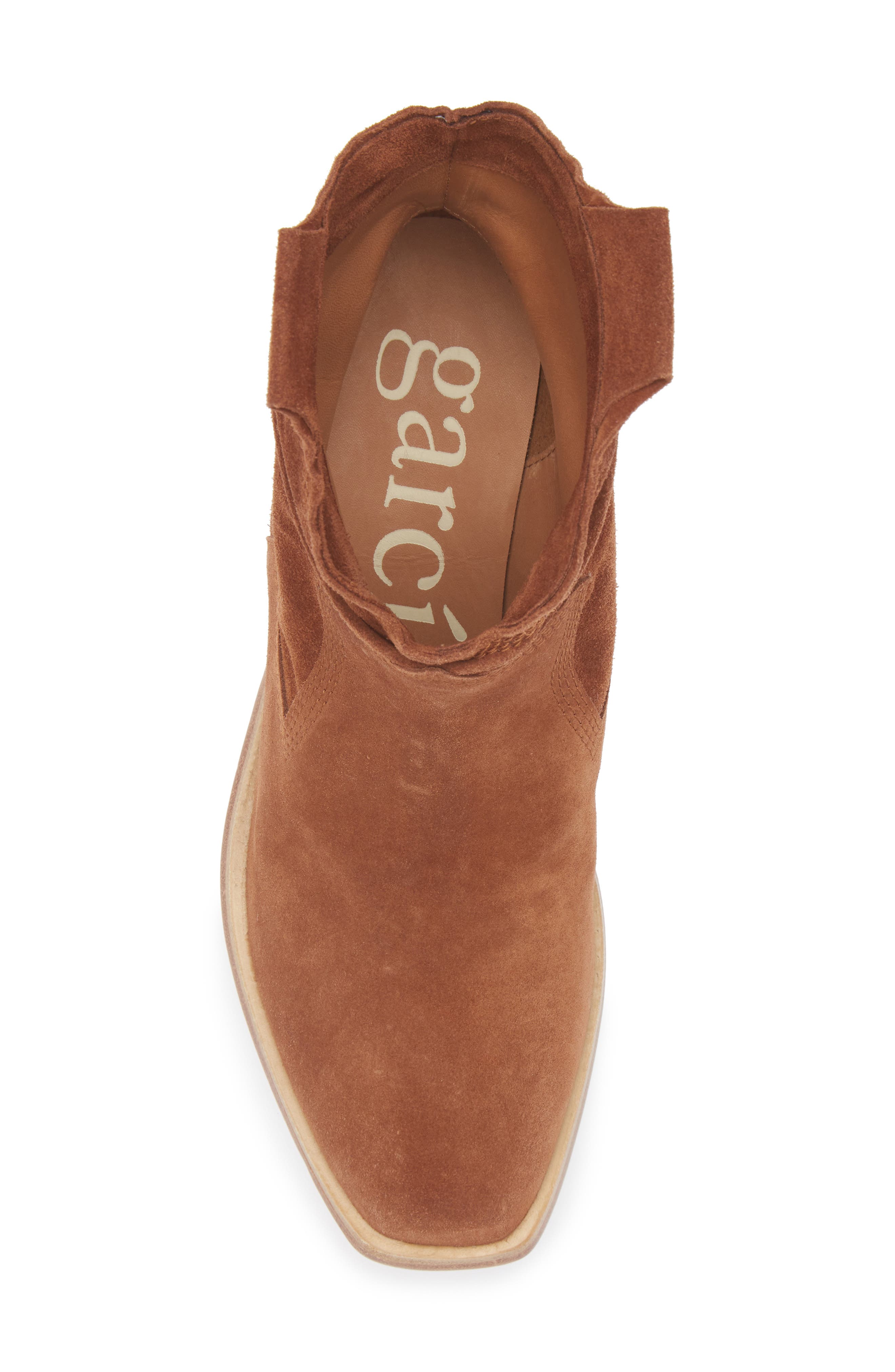 Pedro Garcia Bristol Western Boot, Alternate, color, Spice Velour