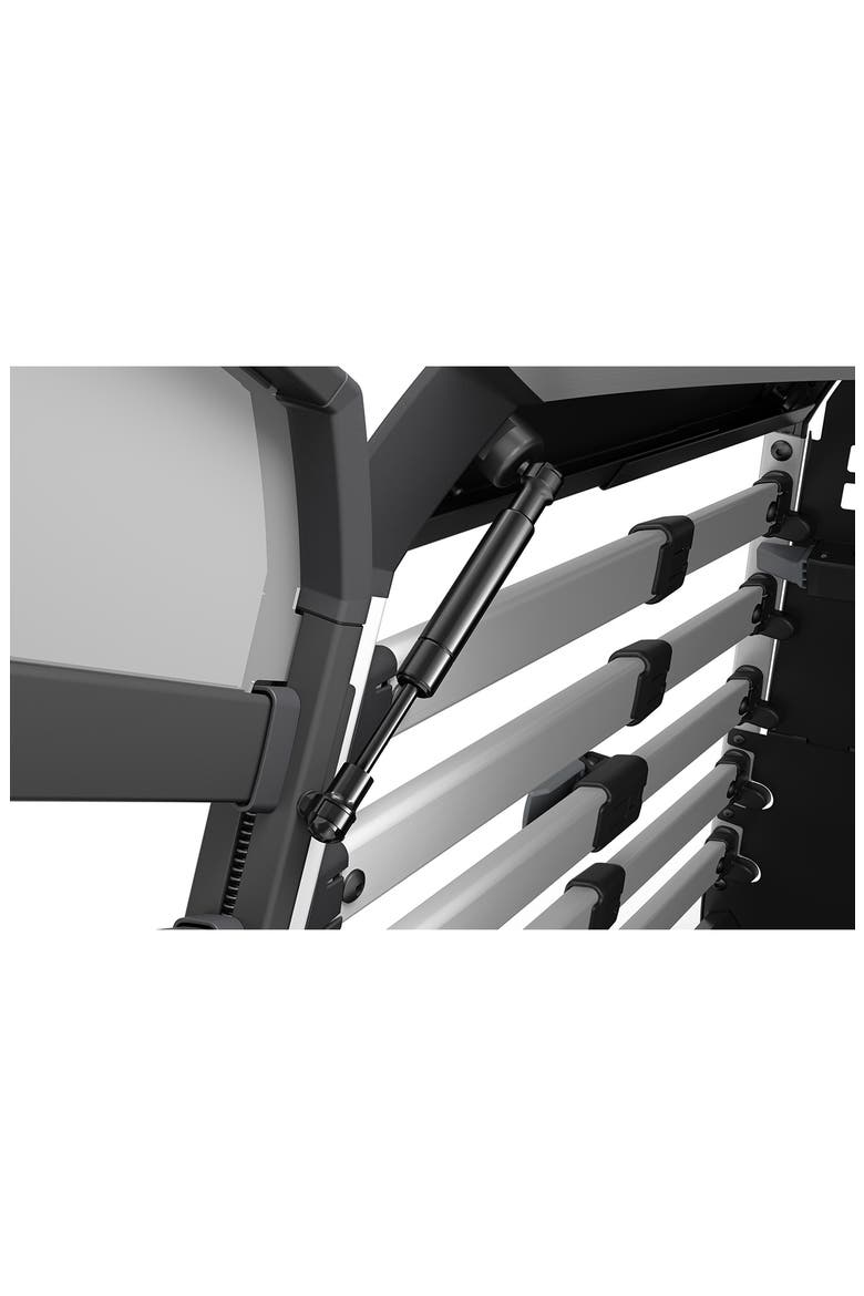 Allax M Dog Crate, Alternate, color, SILVER/ BLACK