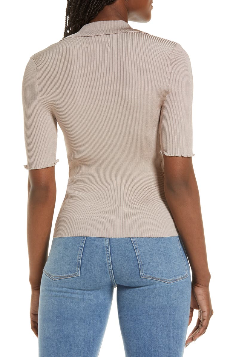 Good American Ribbed Polo, Alternate, color,