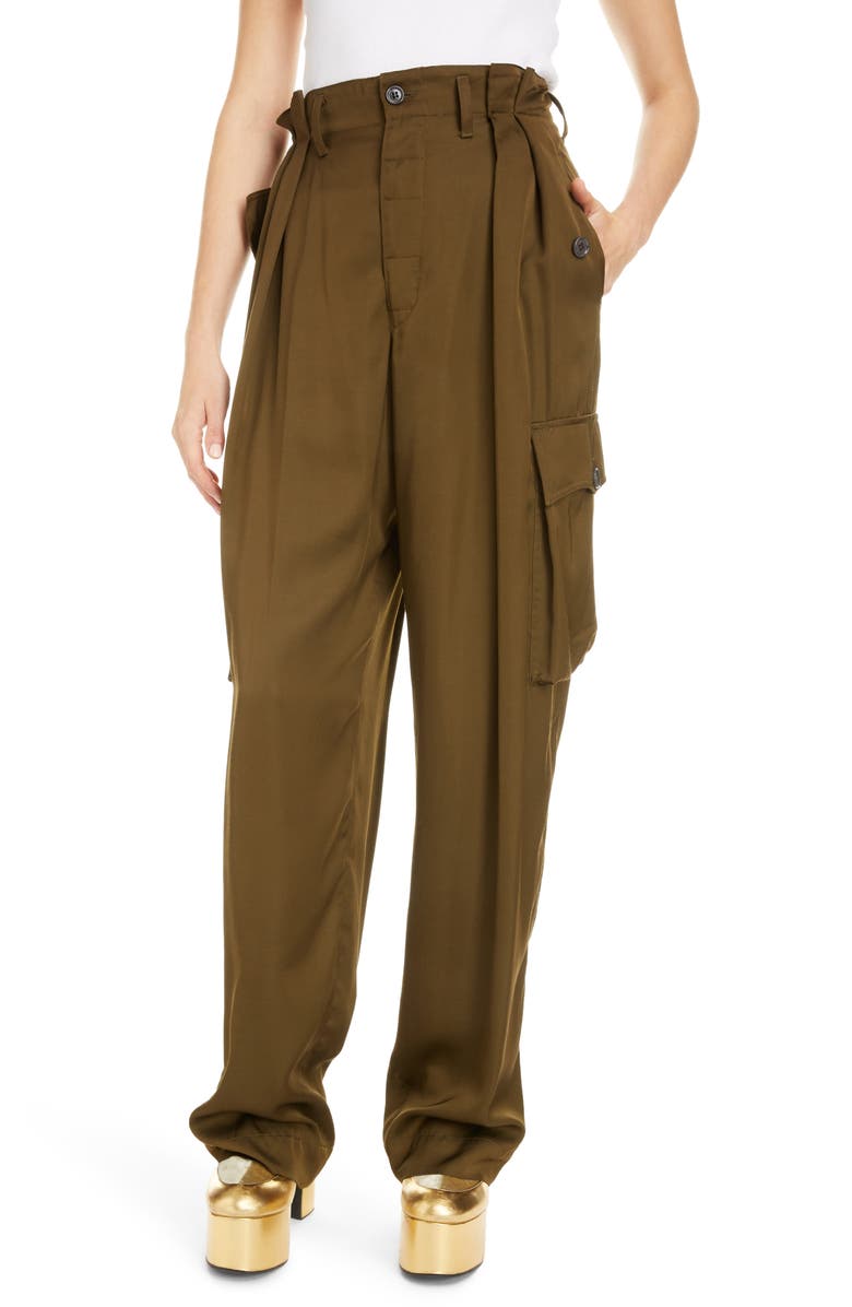 Dries Van Noten High Waist Wide Leg Pants, Main, color,