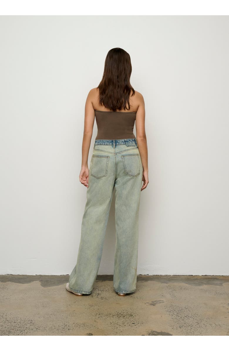 ONE OF OTHERS Lima Strapless Top, Alternate, color, Mushroom