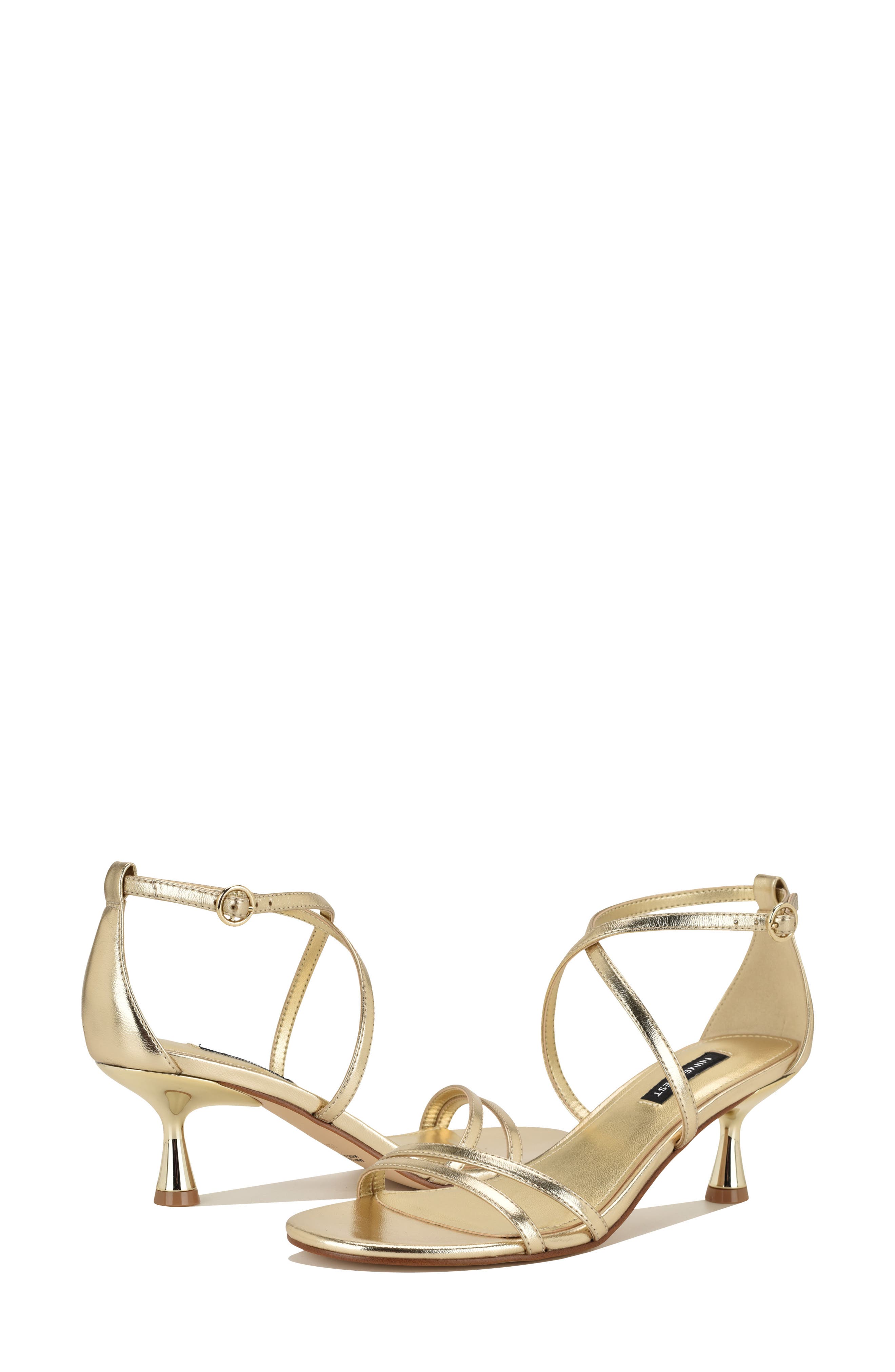 Jettie Ankle Strap Sandal, Alternate, color, PLATINO