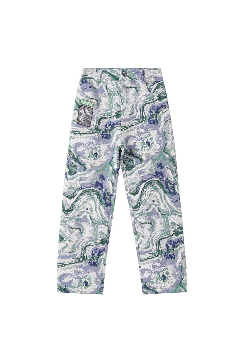 Swirl Pants, Main, color, White