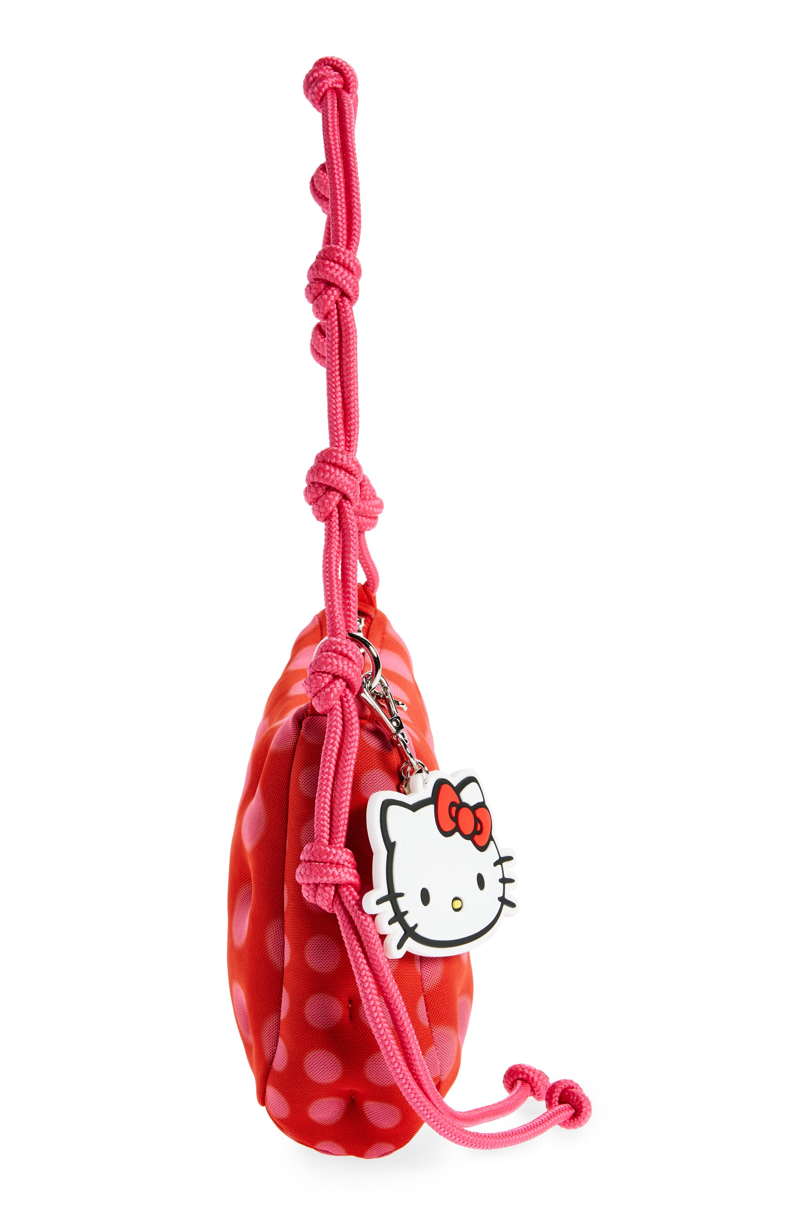 Marshall Columbia x Sanrio Hello Kitty<sup>®</sup> Plush Mesh Top Handle Bag, Alternate, color, Pink/ Red