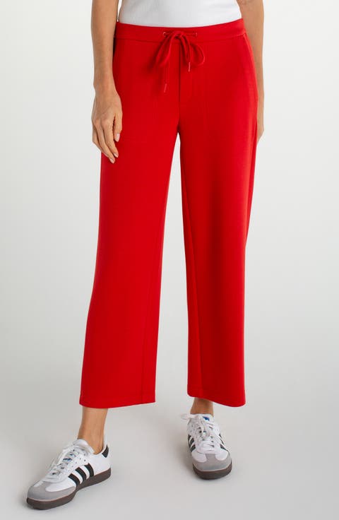 Crop Wide Leg Sweatpants