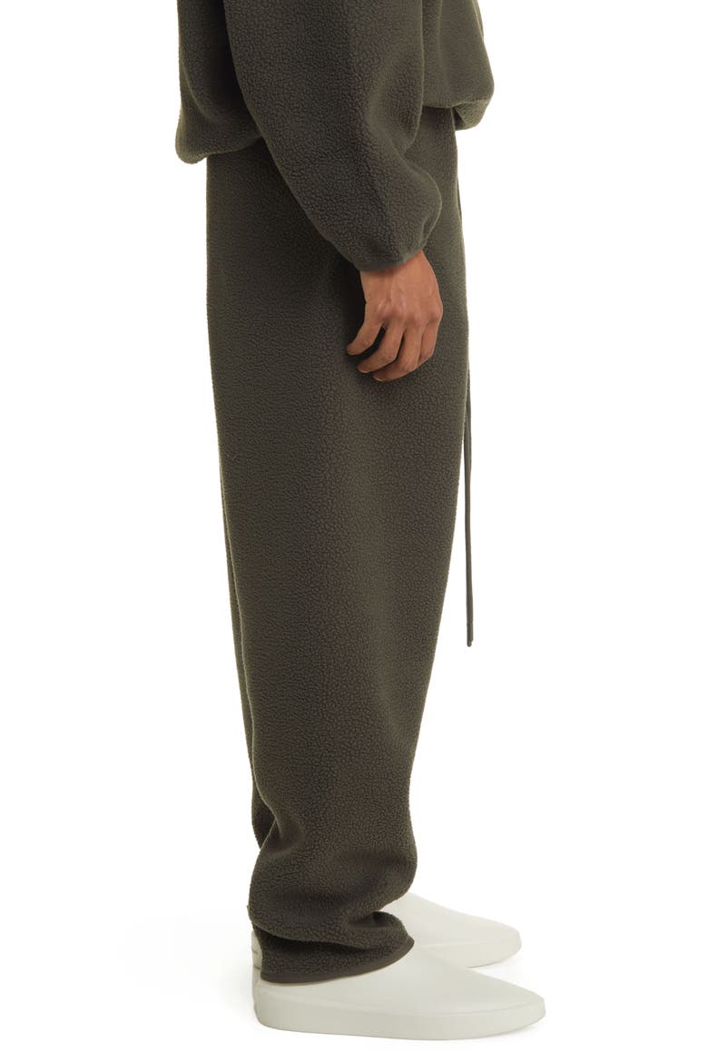 Polar Fleece Drawstring Waist Pants, Alternate, color, INK