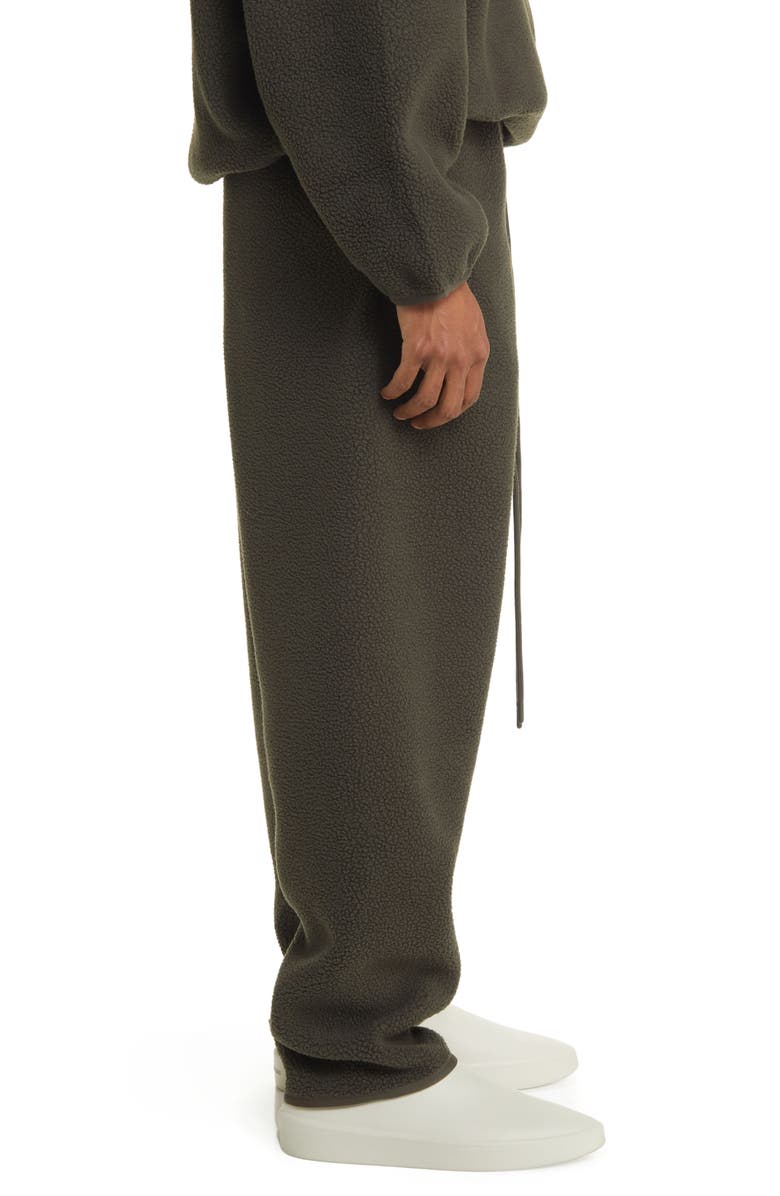 Fear of God Essentials Polar Fleece Drawstring Waist Pants, Alternate, color, 