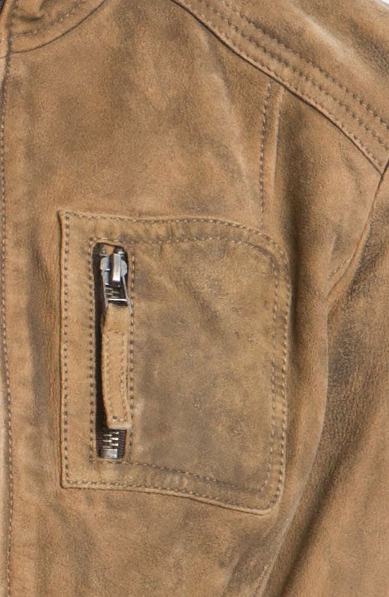 Buffalo by David Bitton Distressed Leather Jacket, Alternate, color, 