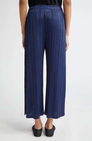 Merry Bicolor Ankle Wide Leg Pants - Main Image