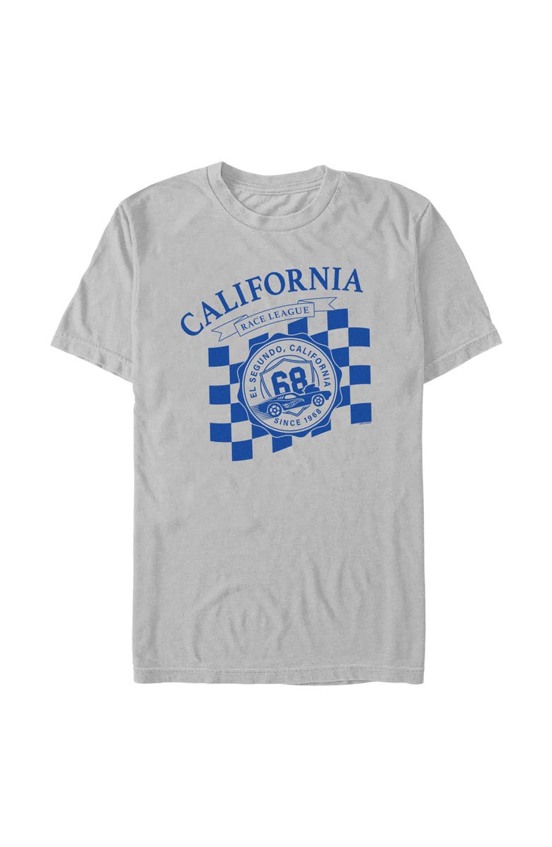Hot Wheels Men's Hot Wheels California Race League Graphic T-Shirt, Main, color, Ice Grey