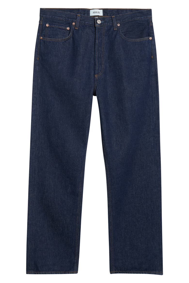 90s Relaxed Straight Fit Jeans, Main, color, RINSE RINSE INDIGO